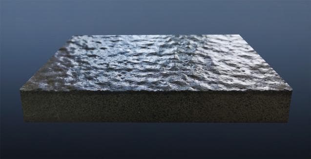 Antique surface finish